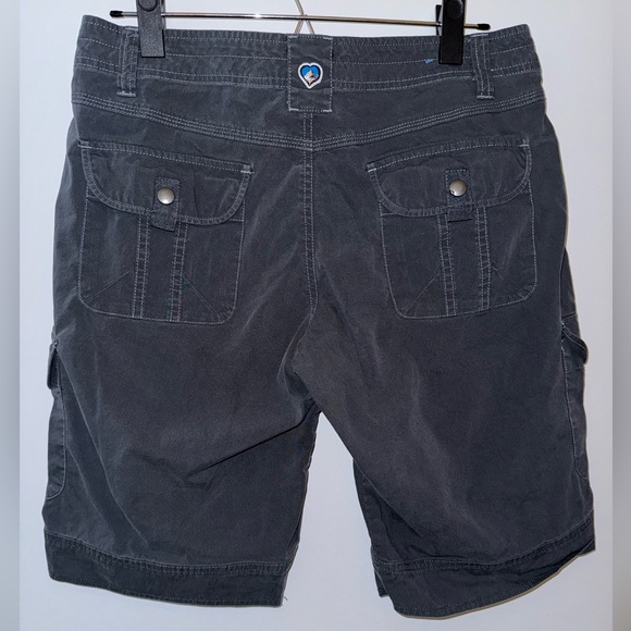 Dark Blue Kuhl Bermuda Cargo Shorts 6 - Picture 7 of 7